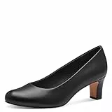 Jana Damen Pumps Elegant Kleiner Absatz Weite H Mehrweite, Schwarz (Black), 39 EU
