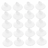 ULTECHNOVO 20 Stück Teiliges Aquarium Saugnapf Clips zur Fixierung von Sauerstoffschläuchen Kompakt Langlebig Installieren Geeignet für Fischbecken und Sauerstoffpumpen