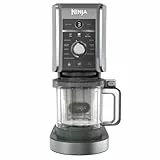 Ninja CREAMi Deluxe Eis-und Eisgetränkmaschine mit 3 Bechern, 10 Funktionen, macht Eiscreme, Gelato, Sorbet, Frozen Yoghurt, Milchshakes, Slushi & mehr, 2-in-1 Geschmacksoption, Silber, NC501EU