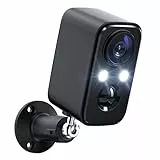 BECAMSO Überwachungskamera Aussen Akku Kamera Kabellos: 2K WLAN Kamera Outdoor mit Bewegungsmelder - Überwachungskamera Innen mit Monitor Nachtsichtfunktion - Support SD Card/Cloud Storage