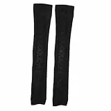 HORIALENCE 1 Paar Hollowed out Stretch Handschuhe für Damen Vintage Party Accessoires Fingerlose Cosplay Handschuhe für Nachtclubs und Veranstaltungen