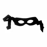 Bandit Zorro Augenmaske,Zorro Blanko-Maske,Bandit Augenmaskes schwarz, schwarze Einbrecher Maske,Augenmaske Damen Gesichtsmaske Elegante Herren Masken Kostüm mit Retro-Muster,für Kostümball,Halloween