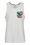 Blend BDTroppo Tank Top Herren Basic Muskelshirt mit Rundhalsausschnitt, Größe:XL, Farbe:Snow White (110602)