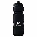 Erima Unisex – Erwachsene Zubehör Team Trinkflasche (7242201), schwarz, 1