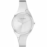Calvin Klein Analog Quarzuhr für Damen Kollektion Charming mit Edelstahlarmband