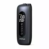 CYCPLUS Luftpumpe,12V DC/AC 2-in-1 Reifeninflator, Max I50PSI Automatische Abschaltung Elektrischer Kompressor Tragbar Fahrradpumpe Mini Reifenpumpee, 2X schnelles Aufpumpen für Autos
