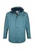 MADSea Herren Regenjacke Friesennerz warm mit Fleece gefüttert, Größe:XXL, Farbe:petrolblau