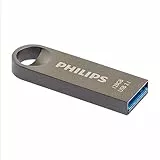 Philips Moon Edition Ultra Speed 3.1 USB-Flash-Laufwerk USB-Stick 128GB für PC, Laptop, Computer Data Storage, Lesegeschwindigkeit bis zu 180 MB/s, Aluminium, Schlüsselanhänger