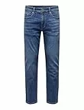 ONLY & SONS Male Normal geschnitten ONSWEFT REG. M. Blue 6755 DNM Jeans NOOS