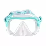 Mares Maske Aquazone Keewee, Schnorchelmaske für Erwachsene - Unisex, Minze