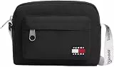 Tommy Jeans Damen Crossbody Bag Tasche Daily Crossover mit Außentasche, Schwarz (Black), Einheitsgröße