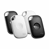 Life360 Tile Pro - Leistungsstarker Bluetooth-Tracker, Schlüssel- und Gegenstandsfinder für Schlüssel, Taschen und mehr. iOS- & Android-kompatibel. Handy-Finder. 4er-Pack (Schwarz/Weiß)