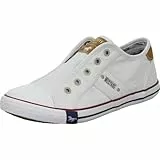 MUSTANG Damen Canvas Sneaker Weiß, Schuhgröße:EUR 39