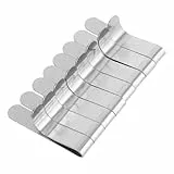 CALLARON 8 Stück Edelstahl Kuchenring Fixierclips mit Kompakter Bauweise und Sicherem Halt Kleine Klammern für Ausziehbare Torten und Mousse Ringe für Hobbybäcker und Profis