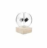 Kikkerland ST85 Deko, Holz, Glass, Transparent, 11.8 x 11.2 x 15.9 cm