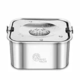 HAPPY HACHI Wassernapf Hund Ohne Sabbern 3L, Anti Schlabber Trinknapf Hund Edelstahl, Hundenapf aus Auslaufsicher rutschfest Wassernapf Haustiere für lnnen