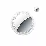 Air Tracker Tag Schlüsselfinder 2er Pack, Koffer Tracker Kompatibel mit Apple Wo ist? APP (Nur iOS), Bluetooth Key Finder für Gepäck/Taschen/Koffer/Brieftasche, Smart KeyFinder, Austauschbarer Akku