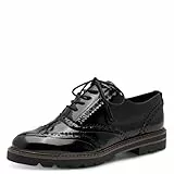Marco Tozzi Damen 2-23700-41 Schnürer, Black Patent, 42 EU