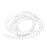 VGEBY Spiral Kabel Wrap, Scooter Spiral Kabel Wrap Scooter Universal Spiral Kabel Draht Wrap Kunststoff Spiral Bremsleitung Wrap für M365 Pro Elektro Scooter(Weiß) Elektro Roller