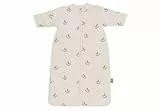 Jollein Schlafsack Baby - Nostalgic Ride - 90 cm - Baumwolle - 2.5 bis 3.5 TOG - Abnehmbare Ärmel - Oeko-TEX Zertifiziert - Baby Schlafsack - Schaukelpferd Print