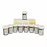 bakeryteam Lebensmittelfarben 8er Set plus Braun, Wilton Glasurfarbe Icing Colour 9 х 28g