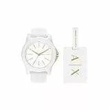 Armani Exchange Watch for Women, Quartz Movement and 40mm Case Size with Stainless Steel, Leather or Silicone Strap
