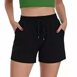 CAMPSNAIL Kurze Hose Damen Kurz Sport Hosen Baumwolle Sporthose