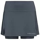 HEAD Damen Club 22 Dress Women Kleider, Anthrazit, M EU