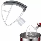 Flexirührer Zubehör Für Standrührer, Flexibler Flachrührer Mit Silikonkanten, Flachrührer Mit Schaber Für 4,5-5 Quart Stand Mixer Küchenmaschine Kippkopfaufsatz