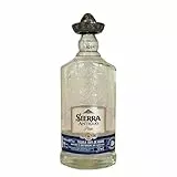 Sierra Antiguo Plata (1 x 700 ml) – reiner Tequila Blanco aus 100 % Blaue Weber Agave – Tequila mit klarer Agaven- und Zitrus-Note – ideal für Cocktails wie Margaritas – 40 % Alk.