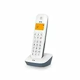 SPC Air – Schnurloses Festnetztelefon mit beleuchtetem Display, Anrufer-ID, Telefonbuch mit 20 Kontakten, Stummschaltfunktion, 5 verfügbare Melodien, Gap-Kompatibilität und ECO-Modus - Weiß