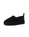 Calvin Klein Jeans Damen Espadrilles Platform mit Plateau, Schwarz (Black), 37