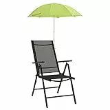 Xichuzi Sonnenschirme für Campingstühle 2 STK. Grün 105 cm Camping Stuhl, Klappstuhl, Angelstuhl, Campingsessel, Camping-Stühle, Fischersessel, Parkstuhl, Kampingstuhle - 47935