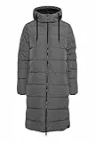 OXMO Soliana Damen Steppmantel Wintermantel Winterjacke gefüttert, Größe:M, Farbe:Pewter (185203)