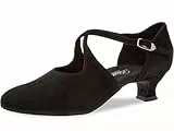 Diamant Diamant Damen Tanzschuhe 052-112-001, Damen Tanzschuhe Standard & Latein, Schwarz (Schwarz), 40 1/2 EU (7 UK)