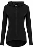 Urban Classics Damen Kapuzenpullover, Schwarz 7, XL