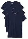 berydale Damen T-Shirt Bd158, Navy - 3er Pack, L