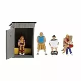 NOCH® Klogeschichten, handkolorierte Miniaturfiguren für Spur H0, Modellbau und Dioramen