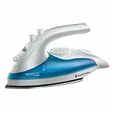 Russell Hobbs Dampfbügeleisen Reise (Leicht, kompaktes Reisebügeleisen mit Dampf, weltweite Spannungsanpassung 110-240V) Bügeleisen (Edelstahlsohle,Temperaturregler,Trocken und Sprühfunktion) 22470-56
