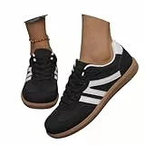 Generisch Sneaker Damen Weiss schwarz Sommer blau 42 39, Sneaker Damen Retro Style - Tennis Und Skateboarden Klassische Gummisohle - Modische rutschfeste Freizeit Skate-Schuhe Schwarz 41