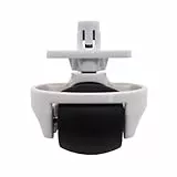 Staubsaugroboter Zubehör, Vorderrad, Silent Wheel, Geräuscharmes Vorderrad, Frontrad, Reifen, Rad, für Roborock Kehrmaschine S65/S55 Max/S65 Pure/S7/S8/T7S/T8/G10/G20 Universalrad (Weiß)