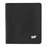 BRAUN BÜFFEL Damen Geldbörse aus echtem Leder Golf 2.0 - Hochformat - Portemonnaie für Frauen - 6 Kartenfächer - Schwarz