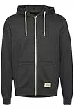 Blend BHNoah Herren Sweatjacke Kapuzenjacke Hoodie mit Kapuze Baumwollmischung Regular Fit, Farbe: Charcoal (70818), Größe: L