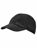 Jack Wolfskin Strap Cap Baseballkappe, Black, ONE Size