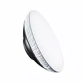 Walimex pro Diffusor für Beauty Dish Ø 40-41 cm, Lichtformer zum Aufziehen über den Reflektor, Fotozubehör ideal für Portät und Beautyfotografie