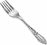 DecorRack 12 Stück Tafelgabeln, Lebensmittel Edelstahlgabeln, 19 cm, Besteck Tischgabeln, Salatgabeln, für Zuhause, Küche oder Restaurant, Metall Besteck, Spülmaschinenfest