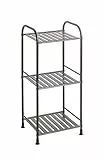 HAKU Möbel Regal, anthrazit, Metall - Maße: B 33 x H 78 x T 28 cm, Style: Modern