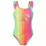 PinkSheep Badeanzug Mädchen Einteiliger Schnelltrocknend UV Schutz Schwimmanzug Kinder 86-134/2-10 Jahre (DE/NL/SE/PL, Alter, 3 Jahre, 4 Jahre, Sonnenschein)
