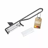 Westmark Sparschäler Black Edition, 1 Stk. – Ergonomischer Kartoffelschäler aus Stahl mit Edelstahlklinge – Universalschäler für Gemüse & Obst – Anthrazit
