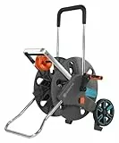 Gardena CleverRoll L Easy: Schlauchwagen mit bis zu 100 m Kapazität, besonders standfest, mit komfortabler Schlauchführung in robustem Metallrahmen, Nachtropfstopp, werkzeuglose Montage (18520-88)